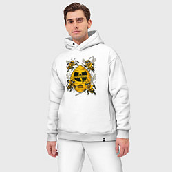 Мужской костюм оверсайз Wu-tang clan пчелки, цвет: белый — фото 2