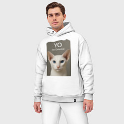 Мужской костюм оверсайз Yo - Im Oriental, цвет: белый — фото 2