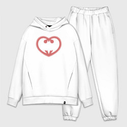 Мужской костюм оверсайз Batman lover, цвет: белый