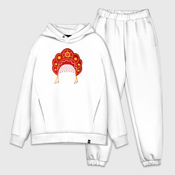 Мужской костюм оверсайз Старинный русский головной убор кокошник