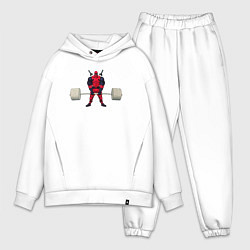 Мужской костюм оверсайз Deadpool gym, цвет: белый