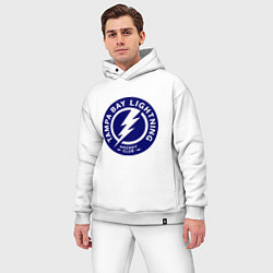 Мужской костюм оверсайз HC Tampa Bay Lightning, цвет: белый — фото 2