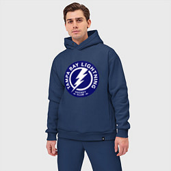 Мужской костюм оверсайз HC Tampa Bay Lightning цвета тёмно-синий — фото 2