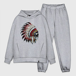 Мужской костюм оверсайз Индеец, цвет: меланж