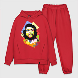 Мужской костюм оверсайз Che Guevara Art, цвет: красный