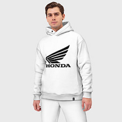 Мужской костюм оверсайз Honda Motor, цвет: белый — фото 2
