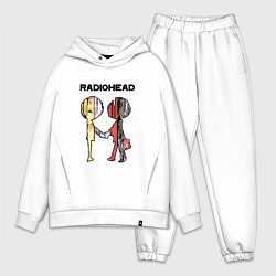 Мужской костюм оверсайз Radiohead Peoples, цвет: белый