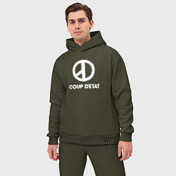Мужской костюм оверсайз G Dragon: Coup D'etat, цвет: хаки — фото 2