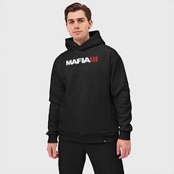 Мужской костюм оверсайз Mafia III, цвет: черный — фото 2