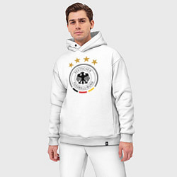 Мужской костюм оверсайз Deutscher Fussball-Bund цвета белый — фото 2