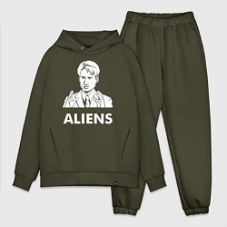 Мужской костюм оверсайз Mulder Aliens