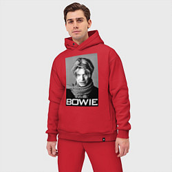 Мужской костюм оверсайз Bowie Legend, цвет: красный — фото 2