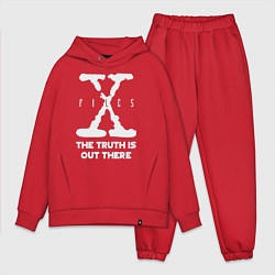 Мужской костюм оверсайз X-Files: Truth is out there, цвет: красный