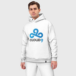 Мужской костюм оверсайз Cloud9, цвет: белый — фото 2