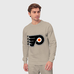 Костюм хлопковый мужской Philadelphia Flyers, цвет: миндальный — фото 2