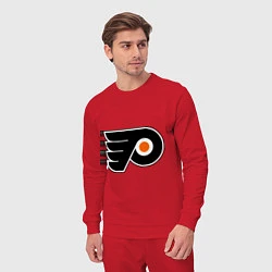 Костюм хлопковый мужской Philadelphia Flyers, цвет: красный — фото 2