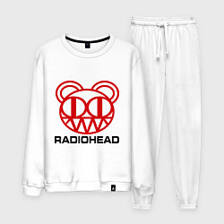 Костюм хлопковый мужской Radiohead, цвет: белый