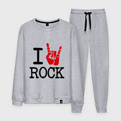 Мужской костюм I love rock