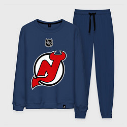Костюм хлопковый мужской New Jersey Devils: Kovalchuk 17, цвет: тёмно-синий
