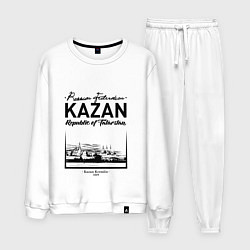 Костюм хлопковый мужской Kazan: Republic of Tatarstan, цвет: белый