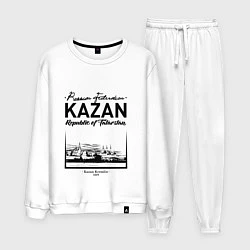 Костюм хлопковый мужской Kazan: Republic of Tatarstan, цвет: белый