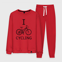 Мужской костюм I love cycling