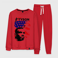 Костюм хлопковый мужской Mike Tyson: USA Boxing, цвет: красный