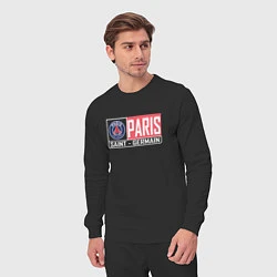 Костюм хлопковый мужской Paris Saint-Germain - New collections, цвет: черный — фото 2