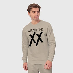 Костюм хлопковый мужской We are the XX, цвет: миндальный — фото 2