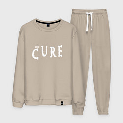 Костюм хлопковый мужской The Cure, цвет: миндальный