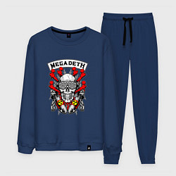 Костюм хлопковый мужской Megadeth Rocker, цвет: тёмно-синий