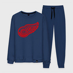 Костюм хлопковый мужской Detroit Red Wings: Pavel Datsyuk, цвет: тёмно-синий