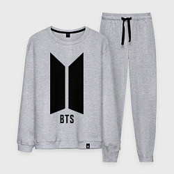 Костюм хлопковый мужской BTS Army, цвет: меланж