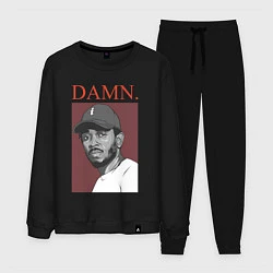 Костюм хлопковый мужской Kendrick Lamar: DAMN, цвет: черный
