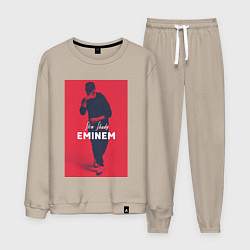 Костюм хлопковый мужской Slim Shady: Eminem, цвет: миндальный