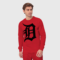 Костюм хлопковый мужской Detroit Tigers, цвет: красный — фото 2