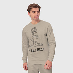 Костюм хлопковый мужской Bart: Hell Boy, цвет: миндальный — фото 2