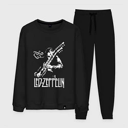Костюм хлопковый мужской Led Zeppelin, цвет: черный