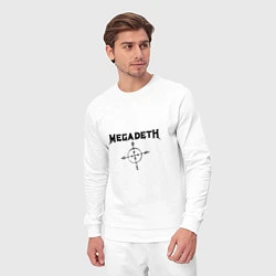 Костюм хлопковый мужской Megadeth Compass, цвет: белый — фото 2