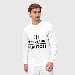 Костюм хлопковый мужской Thousand Foot Krutch, цвет: белый — фото 2