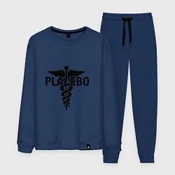 Костюм хлопковый мужской Placebo, цвет: тёмно-синий