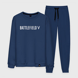 Костюм хлопковый мужской Battlefield V, цвет: тёмно-синий