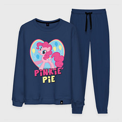 Костюм хлопковый мужской Pinkie Pie: in my heart, цвет: тёмно-синий