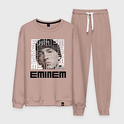 Костюм хлопковый мужской Eminem labyrinth, цвет: пыльно-розовый