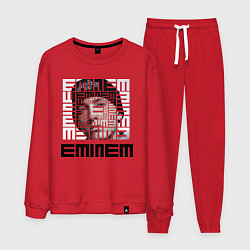 Костюм хлопковый мужской Eminem labyrinth, цвет: красный