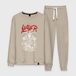 Костюм хлопковый мужской Slayer: Devil Goat, цвет: миндальный