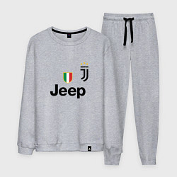 Костюм хлопковый мужской Ronaldo: Juve Sport, цвет: меланж