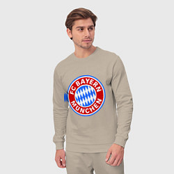 Костюм хлопковый мужской Bayern Munchen FC, цвет: миндальный — фото 2