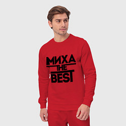 Костюм хлопковый мужской Миха the best, цвет: красный — фото 2