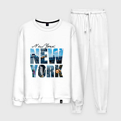 Мужской костюм White New York